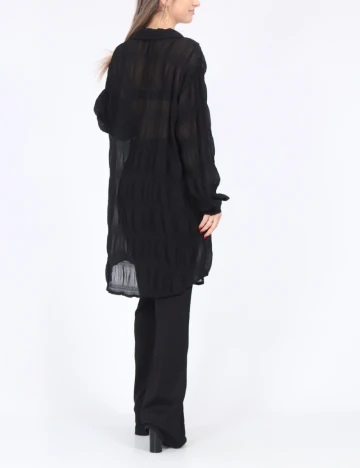 Camasa Oversize SHEIN, negru