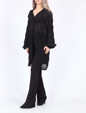 Camasa Oversize SHEIN, negru