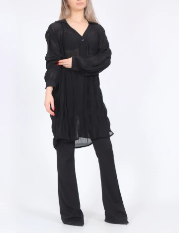 Camasa Oversize SHEIN, negru