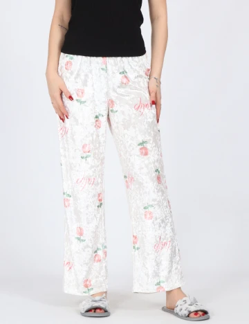 Pantaloni de pijama Dazy, ecru