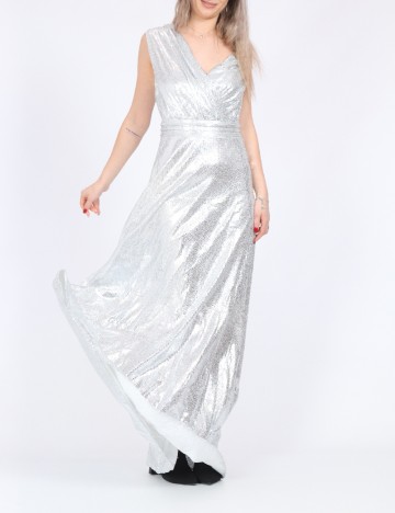 
						Rochie lunga Miss ord, gri