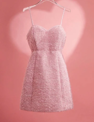 Rochie scurta SHEIN, roz