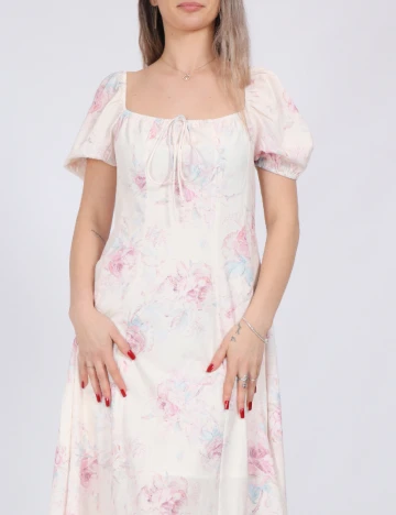 Rochie medie SHEIN, crem