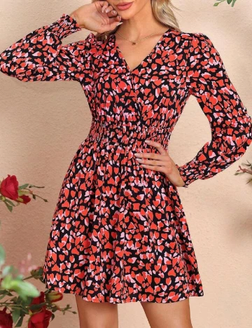 Rochie scurta SHEIN, rosu Rosu