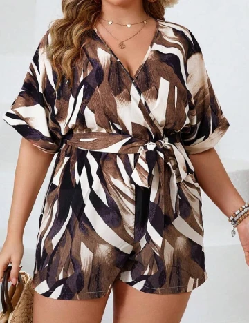 Salopeta SHEIN CURVE, mix culori