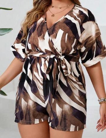Salopeta SHEIN CURVE, mix culori