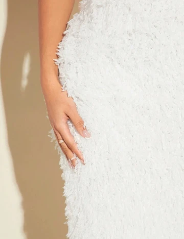 Rochie lunga SHEIN, alb Alb