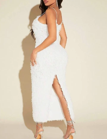 Rochie lunga SHEIN, alb Alb