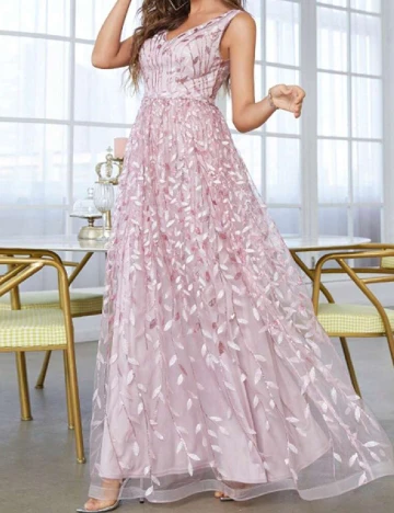 Rochie lunga SHEIN, roz Roz