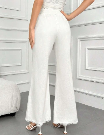 Pantaloni SHEIN, alb Alb