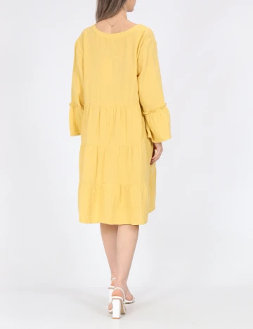 Rochie medie Only, galben