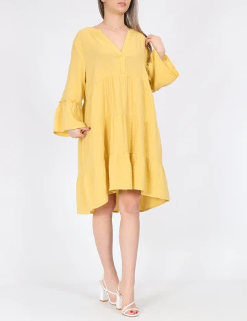 Rochie medie Only, galben