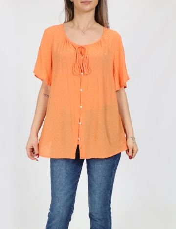 Camasa Vero Moda, portocaliu