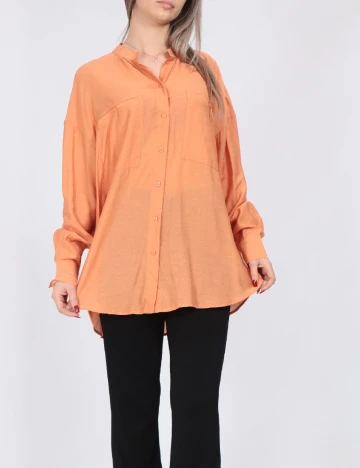Camasa Oversize Vero Moda, portocaliu