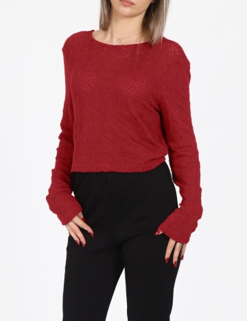 
						Bluza Pieces, rosu