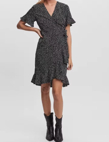 Rochie scurta Vero Moda, negru