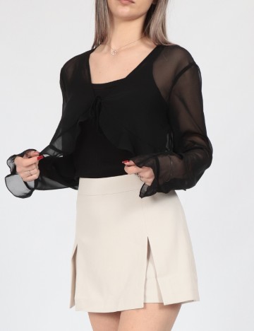 Top Vero Moda, negru