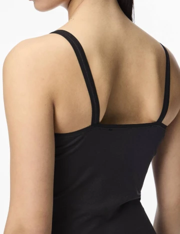 Rochie scurta Pieces, negru Negru