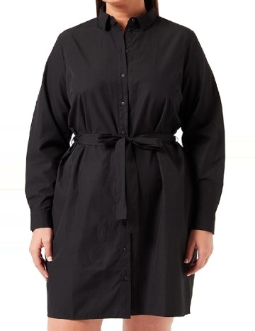 
						Rochie scurta Pieces Plus Size, negru