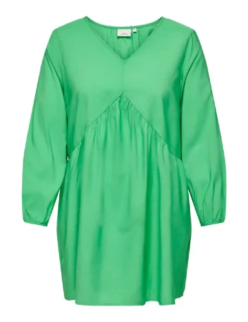 Rochie scurta Only Carmakoma, verde Verde