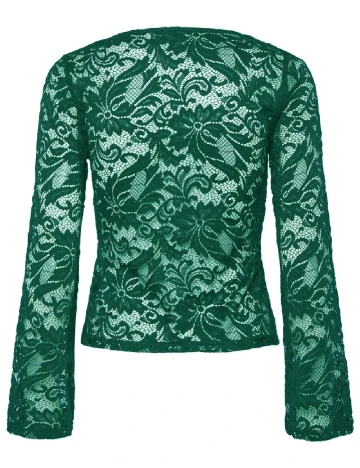 Bluza Pieces, verde