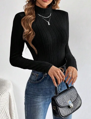 Bluza SHEIN, negru