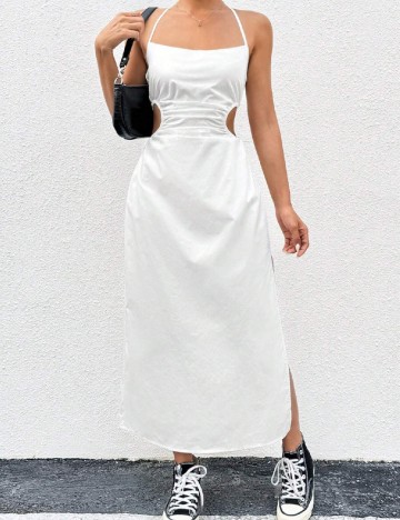 Rochie medie SHEIN, alb