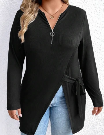 Bluza SHEIN CURVE, negru