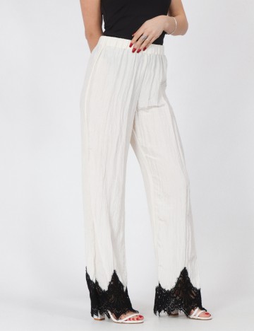 Pantaloni Vero Moda, ecru