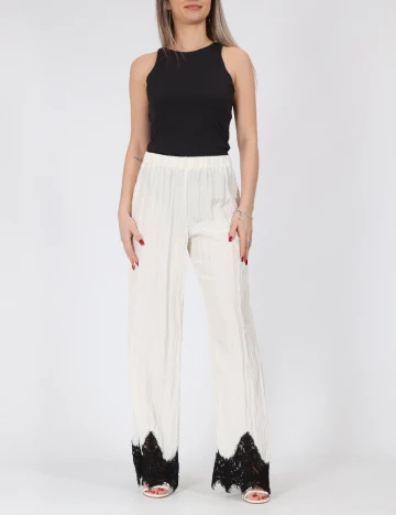 Pantaloni Vero Moda, ecru