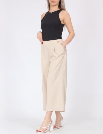 Pantaloni Vero Moda, crem