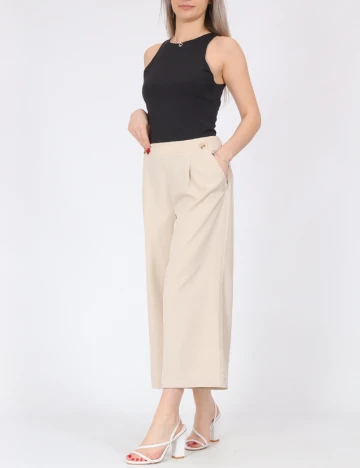 Pantaloni Vero Moda, crem Crem