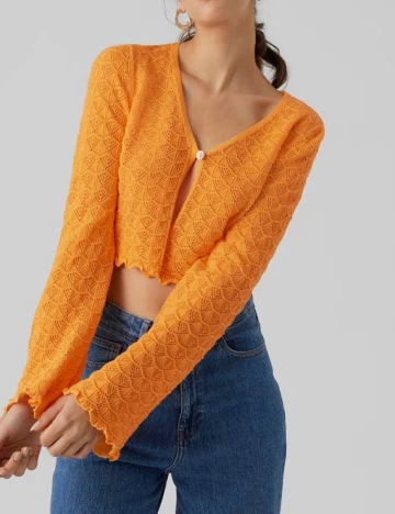 Top Vero Moda, portocaliu Portocaliu