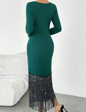 Rochie medie SHEIN, verde Verde