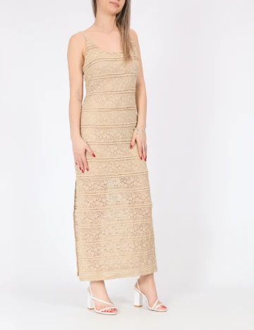 Rochie lunga Noisy May, maro Maro