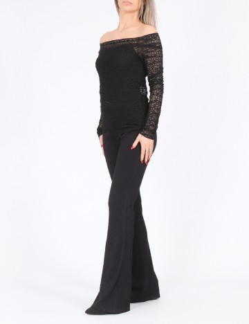 Bluza Pieces, negru
