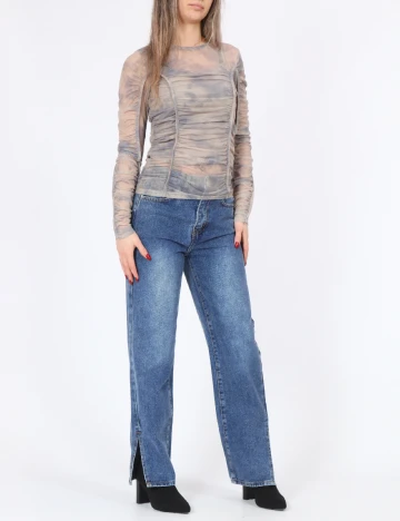 Bluza Noisy May, bej Crem