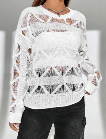 Bluza SHEIN, alb