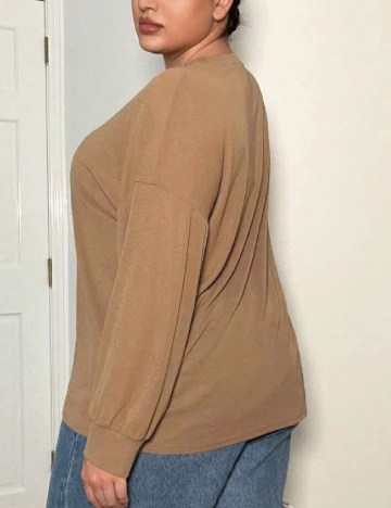 Bluza SHEIN CURVE, maro