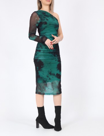 Rochie medie Noisy May, verde