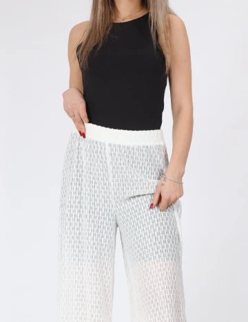 Pantaloni Vero Moda, alb