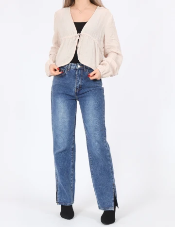 Bluza Pieces, crem