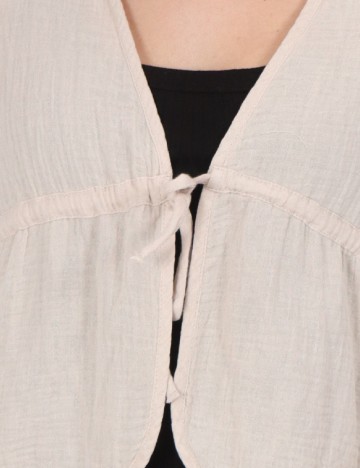 Bluza Pieces, crem