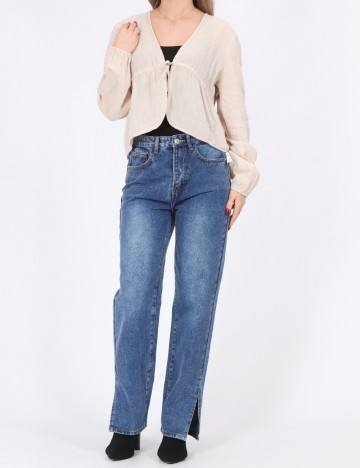 Bluza Pieces, crem