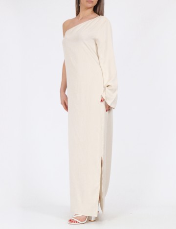Rochie lunga Vila, crem