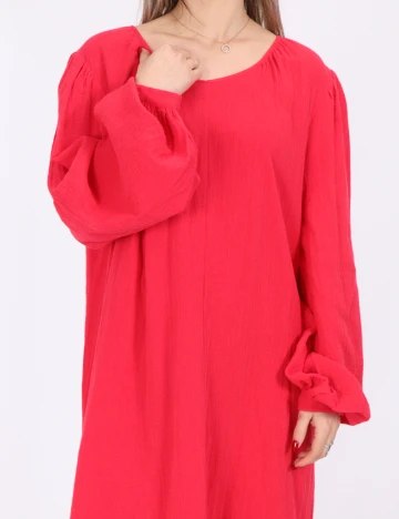 Rochie lunga Pieces, roz