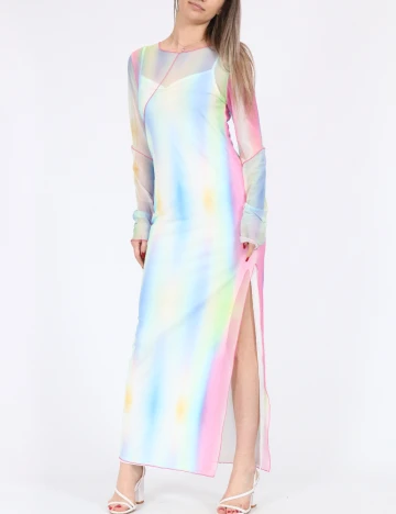 Rochie lunga Noisy May, mix culori Mix culori