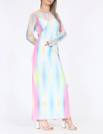 Rochie lunga Noisy May, mix culori Mix culori