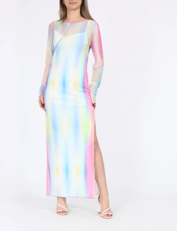 Rochie lunga Noisy May, mix culori Mix culori