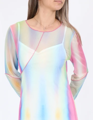 Rochie lunga Noisy May, mix culori Mix culori